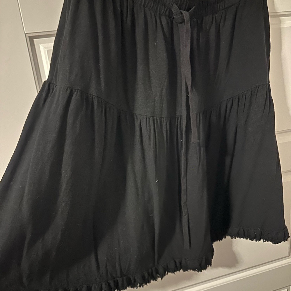 Umgee Black A-Line Skirt
